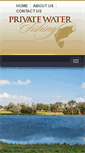 Mobile Screenshot of privatewaterfishing.com